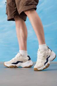 Skechers 復古熊貓男鞋 厚底粗獷運動休閒鞋/建議訂購小半號 237151-TAN - 棕褐色 - 查看 3