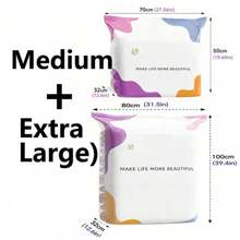 2pcs Thickened Double Layer 3D Vacuum Compression Storage Bags, 80% Space-Saving Sealed Bags, Dust-Proof & Moisture-Proof Reusable, Suitable For Bedding, Blankets, Wardrobe And Home Storage, Comforter Compression Bags, Clothing Vacuum Storage Bags, Closet Organizer Bags - View 11