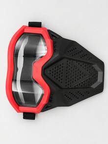 1pc Soft Dart Protective Face Mask Tactical Game Combat Mask Lightweight Face Protection Gear Outdoor Team Game Costume Accessory Party Game Equipment - Multicolor - View 11
