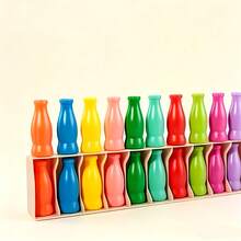 21 Colorful Bottles Memory Challenge Board Game, A Matching Game That Trains Thinking And Memory, An Enlightening Exercise For Thinking And Memory. Suitable For Family Parties, Memory Competitions, And A Great Holiday Gift For Christmas - Multicolor - View 2