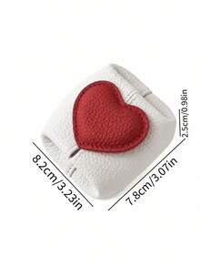 OBOVAY 2pcs/1pc Love Travel Coin Purse, Snap Button Design, Can Store Jewelry, Coins, Keys, Etc., Suitable For Home Daily Storage, Vanity Storage, Travel And Leisure - View 13