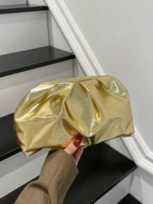 2026 New Elegant Fashion High-End Women's Handbag, Suitable For Daily Use, Bridal, Wedding Supplies - Gold - View 9