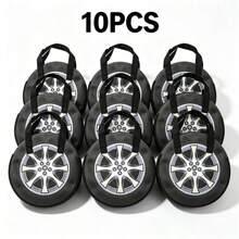 20/10/5/2 Paket Tas Tote Non-Woven Desain Hub Setir Balap, Kokoh dan Dapat Digunakan Kembali, Untuk Pesta Ulang Tahun, Kemasan Hadiah Permen dan Tas Snack, Perlengkapan Pesta Tema Sepeda Motor, Bahan Ringan - A - View 9