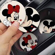Hasbro 2 Pieces/Set Mickey Clubhouse Car Cup Holder And Door Slot Mats, Cartoon Car Interior Non-Slip Storage Mats - Car Anti-slip Mat - View 3