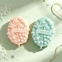 Windmill Candy Card Silicone Mold DIY Handmade Candle Aromatherapy Soap Plaster Silicone Mold - Light Gray - View 4