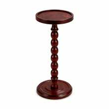 1pc Small Round Side Table, Natural Wood Grain Vintage Style, Solid Wood Base, Sturdy And Durable, Coffee Decor Table, Suitable For Living Room, Bedroom, Office, Home Decor, Essential Item - Multicolor - View 8