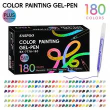180 Color Gel Pen Set - 1.0mm Tip, Acrylic Metallic Glitter Paint Markers, Multi-Color Markers, Needle Pens, Ballpoint Pens, Eyeliner Pens, Perfect For Vibrant Colorful Writing And Sketching, Smooth Writing, For Painting, Highlighting, Note-Taking, Crafting, Office Use - Multicolor - View 12