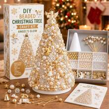 100pcs DIY Beaded Christmas Tree Craft Kit - Multicolor - View 6