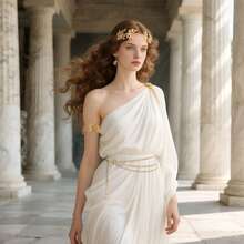 Greek Goddess Costume Accessories, Women's Greek Style Outfit, Suitable For Role Play Activities - Multicolor - View 5