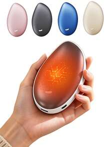 Double-Sided Heating Rechargeable Portable Pocket Hand Warmer, Winter Outdoor Camping Hunting Essential, Halloween Christmas Gift - Multicolor - View 1