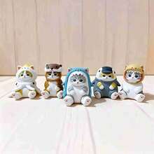 1 buah Mofusand Ocean Cat Blind Box, Gaya Acak, Dekorasi Menggemaskan dan Hadiah Liburan yang Istimewa. (Gaya Acak) - MultiWarna - View 6