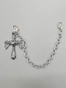 1PC Gothic Cross Shoe Decorative Chain Sneaker Boot Charms DIY Pendant Accessories Scorpion Snake Shoe Buckles Detachable Shoelace Clips Decorations - Multicolor - View 12