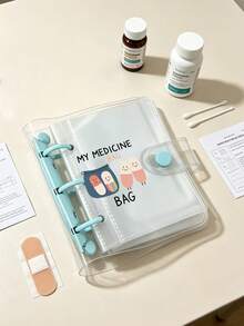 Pill Storage Box Set, Pill Pattern, 7-Day Twice Daily Large Capacity Pill Organizer, 10 Transparent Compartments, Reusable Travel Medicine Storage Bag, Suitable For Small Daily Items, Ideal For Health-Conscious And On-The-Go Users, Essential Medical Accessory, Back To School, Christmas, Halloween, Student Must-Have - Multicolor - View 4