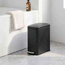 SONGMICS Trash Cans - Black - View 4