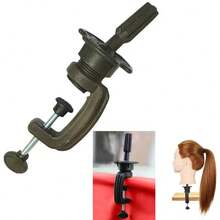 Minimalist Convenient Long Hair Training Head Model Hairdressing Clamp Stand Dummy Practice Mannequin Practical Well-Designed - 1PC - View 3