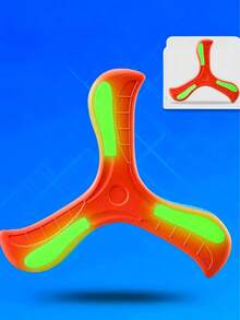 3pcs Boomerang, Soft 3-Blade Interactive Hand-Thrown Whirlwind , Halloween Gift, Christmas Gift - Multicolor - View 7