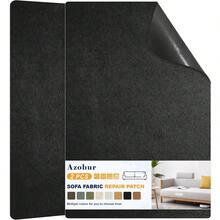 2 Pieces 7.9 X 11 Inch Sofa Patch Repair Fabric, Ultra-Fine Microfiber Soft Material, Self-Adhesive, Suitable For Sofa Repair And Upholstered Furniture - Black and White - View 12