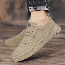 Men's Low-Top Skate Shoes 2026 New Wear-Resistant Non-Slip Versatile Breathable Sports Casual Shoes - Khaki - View 1