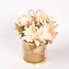 1pc Nordic Luxury Bowknot Vase, Decorative Flower Basket For Living Room - Multicolor - View 41