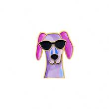 Funny Dog Enamel Brooch, Cute Colorful Puppy Head Lapel Pin, Cartoon Animal Decorative Pin For Clothing Backpack Hat, Lovely Gift For Dog Lover - Multicolor - View 14