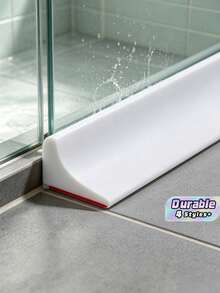1pc Silicone Bathroom Waterproof Water Stopper Strip, Shower Water Barrier, Floor Mat, Sink Countertop Wet-Dry Separation, Easy Installation, Home Essential Accessory - multicolor - View 1