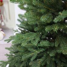 Green Artificial Pine Needle Christmas Tree, Dense Full Foliage, With Stable Base, Multiple Sizes Available, Christmas Home Decoration, Suitable For Home, Holidays, Shop Window, Party Decorations And Christmas Decor - Multiple Specifications - View 8