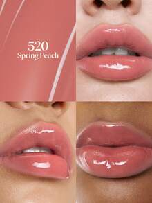 JOOCYEE Glazed Rouge 520 Spring Peach Moisturizing Plumping Long-Lasting Lipstick - 520 Spring Peach - View 4