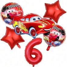 Disney Racing Cartoon Theme Balloon Set, Boys Birthday Party Decoration, Photo Booth Backdrop Props, Theme Party Gathering Decor, Birthday Celebration Supplies - Multi-color - View 7