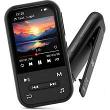 ZAQE 64GB Clip-On MP3 Player Bluetooth 5.3, Portable Sports Music Player For Running & Workout, FM Radio, Voice Recorder, E-Book, 512GB Max Expandable, Comes With Earphones - View 8
