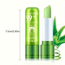 OBOVAY 4-Piece Lipstick Set - Temperature-Changing Aloe Vera Lipstick - Long-Lasting Moisturizing Lips - Long-Lasting Waterproof And Colorfast - The Perfect Gift - Aloe Vera - View 3