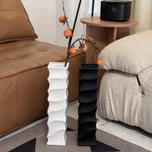 Creative Plastic Vase-Suitable For Home Decor, Dining Table Centerpieces, And Living Room Entryway Accents - A - View 3
