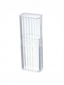 XD Transparent Plastic Portable Storage Box - Dust-Proof Travel Organizer, Suitable For Cotton Swabs, Adhesive Toothpicks And Medical Supplies, Oil-Free, No Battery Required, Compact Sorting Box, Suitable For First Aid, Camping, Emergency Situations, Camping Essentials, Transparent Visible Design, Oil-Free Material - Multicolor - View 9