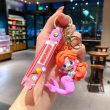 Hasbro Adorable Mermaid Figure Keychain, Colorful Mermaid Key Ring With Printed Strap, Backpack Handbag Decor Charm Gift - One Size - View 8