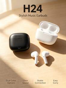 2026 High Version Wireless Earphones, Built-In Microphone, Lossless Sound Quality, Zero Latency, 24-Hour Long Battery Life, Suitable For Sports, Fitness, And Enjoying Music - View 2