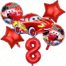 Disney Racing Cartoon Theme Balloon Set, Boys Birthday Party Decoration, Photo Booth Backdrop Props, Theme Party Gathering Decor, Birthday Celebration Supplies - Multi-color - View 9