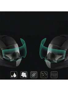 Motorcycle Helmet Anti-Fog Anti-Rain Lens - A - View 5