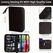 100pcs Home Sewing Tool Kit/Portable Sewing Set, Includes Thread Box, Repair Needles, Sewing Thread, Hand Sewing Accessories, Suitable For Christmas, Wedding And Other Occasions - Multi-color - View 3