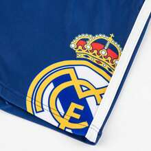 Real Madrid Kids' Swim Trunks - Elastic, Breathable, Quick-Dry Swimwear With Fun Design - Fitted Swim Shorts With Soft Seams, Ideal For Swimming - Navy Blue - View 3