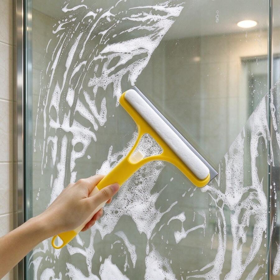 3-In-1 Glass Cleaning Tool With Sprayer, Multi-Function Window Squeegee Set, Suitable For Mirrors And Household Glass Surfaces - Upgraded Version - View 1