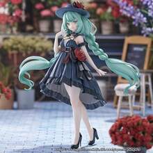 Hasbro 1pc Future Hatsune Miku Black Dress Figure, Beautiful Girl Model, Desktop PC Case Game Ornament - A - View 7