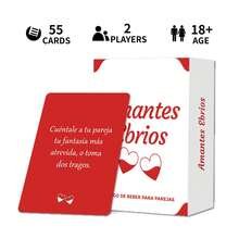 Amantes Ebrios Spanish Couple Drinking Card Game, 2-Player Interactive Tabletop Game Designed For Couples And Spouses, Suitable For Date Night, Home Leisure, Friends Gathering, Short Trips. Includes Fun Drinking Challenges And Rich Interactive Topics To Break Daily Monotony, Bring Couples Closer And Create A Romantic And Joyful Atmosphere - How Much - View 4