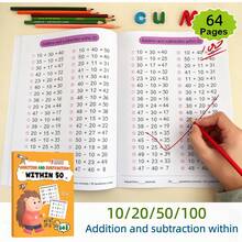 1 Buku Latihan Matematika Angka untuk Anak-Anak, Penjumlahan dan Pengurangan dalam Angka 10 & 20, Buku Pembelajaran Prasekolah dan Rumah, Buku Latihan Aritmatika Dasar, Buku Kerja PR Edukasi untuk Pembelajar Muda - MultiWarna - View 8