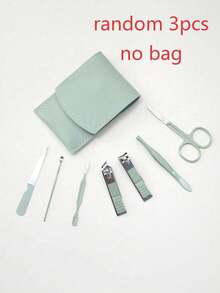 Stainless Steel Nail Art Set 3/1pcs, Perfect Gift For Friends - Green - View 11