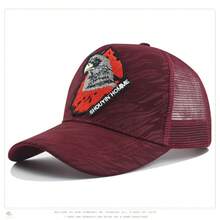 1pc Breathable Autumn/Winter Embroidered Baseball Cap, Multiple Colors, Adjustable, Eagle Embroidery Design, Customizable, Unisex, Suitable For Daily Casual Outdoor Use, Sun Protection Mesh Hat, Holiday Gift - Hat - View 7