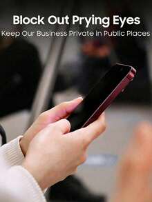 MSRI 3pcs/Pack Full Coverage Privacy Screen Protector, High Hardness Tempered Glass Material, Anti-Peeping While Maintaining Hardness, Screen Resistant To Cracking, Scratch-Resistant, Wear-Resistant, Impact-Resistant, Smooth Surface, Sensitive Touch, Suitable For Phone Cases, Compatible With Iphone Duo/18 Promax/18 Pro/18/17e/17 Pro Max/17 Pro/17Air/17/16 Pro Max/16 Pro/16 Plus/16/15 Pro Max/15//14/13/12 And Other Models. - Black - View 8