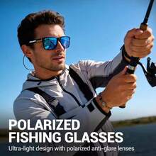 Okuma High Definition Polarized Fishing Glasses Unisex Cycling Driving Hiking Fashion Glasses Anti-Glare - 73 - View 7