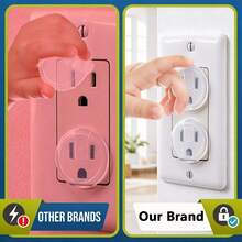 24/20/18/12‑Piece Set Of Power Outlet Covers, Easy To Install, Made Of Sturdy Plastic Material - Clear - View 5