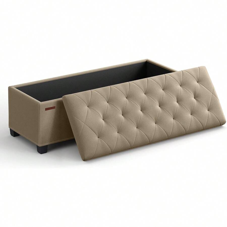 Storage Benches & Ottomans - Beige - View 1
