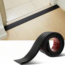 1pc Self-Adhesive PVC Door Threshold Ramp Strip, Flexible Non-Slip Floor Transition Strip, Doorway Threshold Ramp - A - View 11