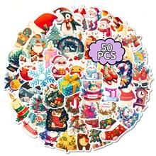 DAFENNI Christmas Stickers Decoration For Refrigerator, Phone Case, Water Cup, Scene Arrangement, PVC Waterproof Stickers, Suitable As Birthday Gift, Party Gift, Christmas Decoration - Multicolor - View 6